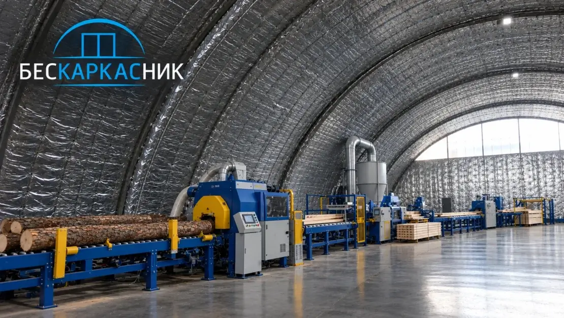 Деревообрабатывающий цех 20×45 м